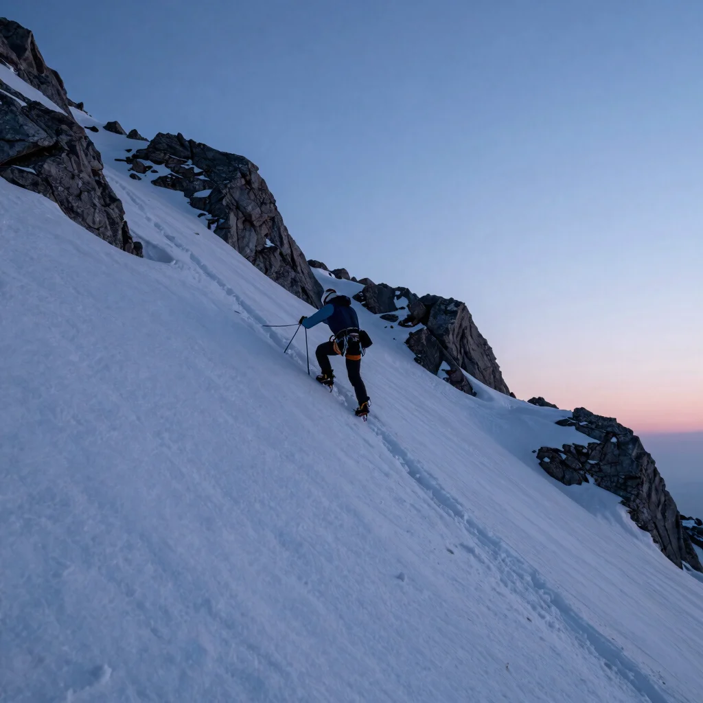 Reading Snow Crusts on Early Spring Alpine Starts